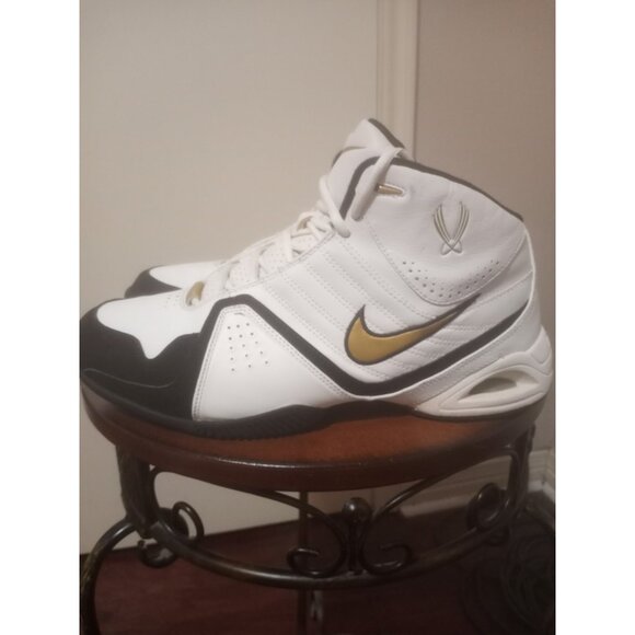 Men's White Nike Air Ups Basketball sneakers nike Size 11.5 White 313531-171 - Picture 10 of 14